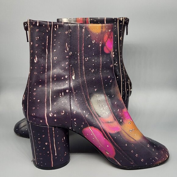 Maison Margiela Raindrops Leather Ankle Boot - Picture 5 of 17